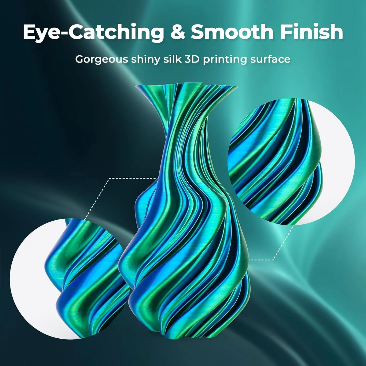 بسته فیلامنت پرینتر سه بعدی AMOLEN، فیلامنت PLA 1.75 میلی متر