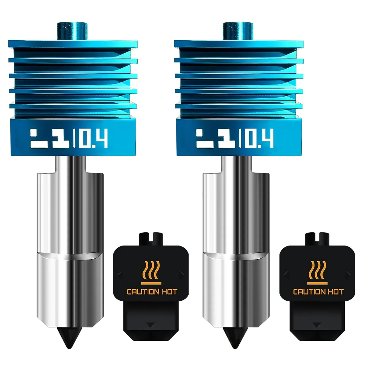 دو عدد هات‌اند ارتقا یافته جدید H2D/H2S/P2S برای Bambu Lab H2 Combo/P2S، هد چاپ تمام فلزی 500℃ H2/P2S با نازل نانو پوشش داده شده TcnCoat™ برای چاپ سه بعدی با سرعت بالاتر، ضد افتادن