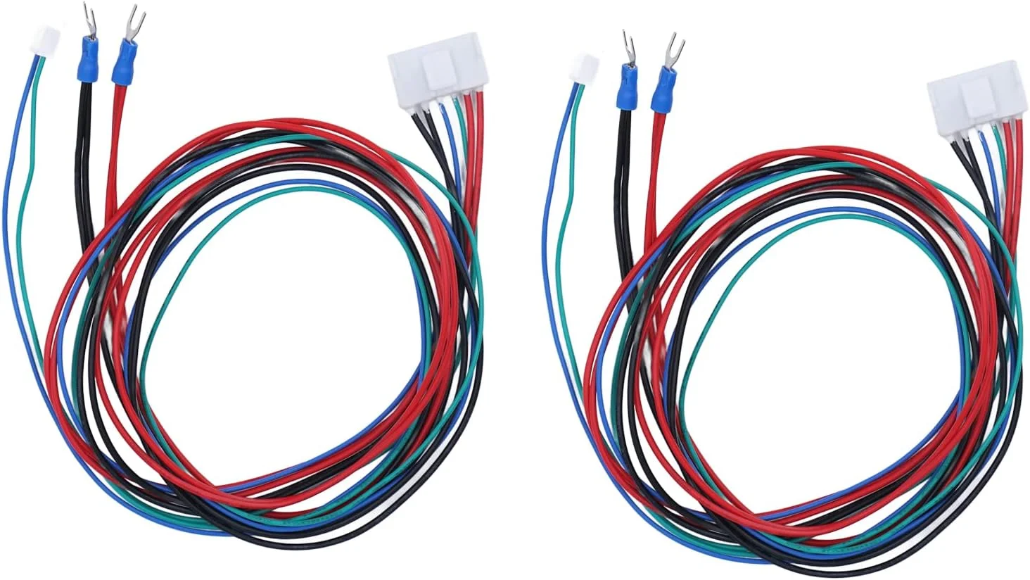 Acouto: کابل تخت گرمایشی پرینتر سه بعدی، 2 عدد کابل تخت گرمایشی، سیم ارتقا یافته به همراه لوازم جانبی قطعات پرینتر سه بعدی E16، کابل برد توسعه ماژول قدرت بستر گرم، 90 سانتی متر