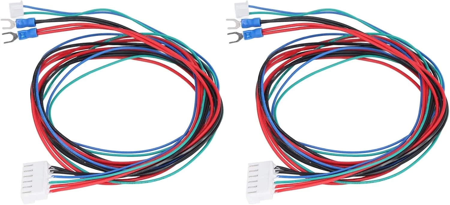 Acouto: کابل تخت گرمایشی پرینتر سه بعدی، 2 عدد کابل تخت گرمایشی، سیم ارتقا یافته به همراه لوازم جانبی قطعات پرینتر سه بعدی E16، کابل برد توسعه ماژول قدرت بستر گرم، 90 سانتی متر Acouto: کابل تخت گرمایشی پرینتر سه بعدی، 2 عدد کابل تخت گرمایشی، سیم ارتقا یافته به همراه لوازم جانبی قطعات پرینتر سه بعدی E16، کابل برد توسعه ماژول قدرت بستر گرم، 90 سانتی متر