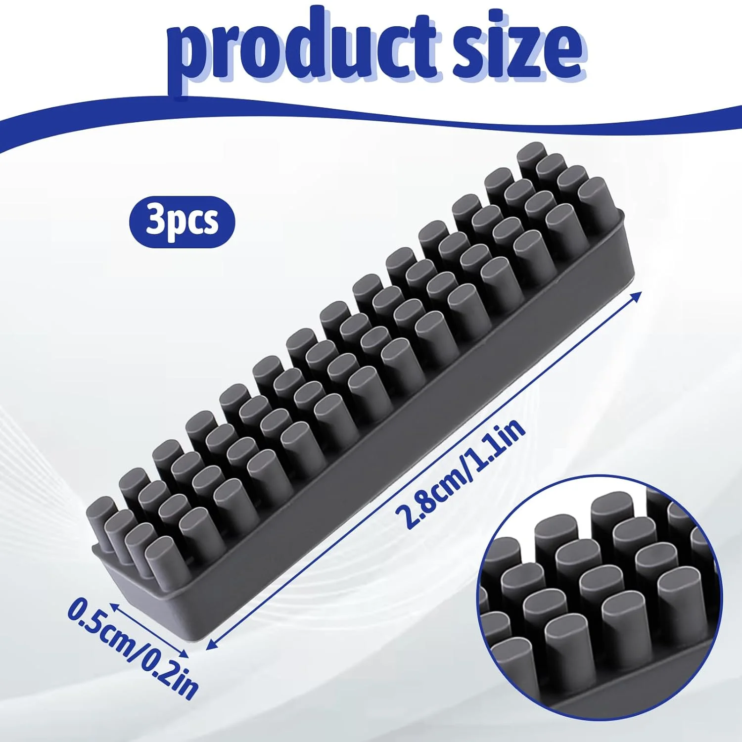 مجموعه 3 عددی ابزار تمیز کننده نازل پرینتر سه بعدی A1 Mini، برس تمیز کننده سیلیکونی نازل صفحه داغ پرینتر سه بعدی سازگار با پرینتر سه بعدی Bambu Lab A1 Mini (نه برای A1)