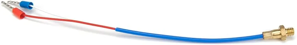 【 لوازم جانبی 】 FTARB03 ترموکوپل نوع K با سر پیچ M3 M4 و کابل پلاستیکی 0.12 متری، سنسور دمای پیچی پرینتر سه بعدی (رنگ : پیچ M4 8x9mm شش گوش)