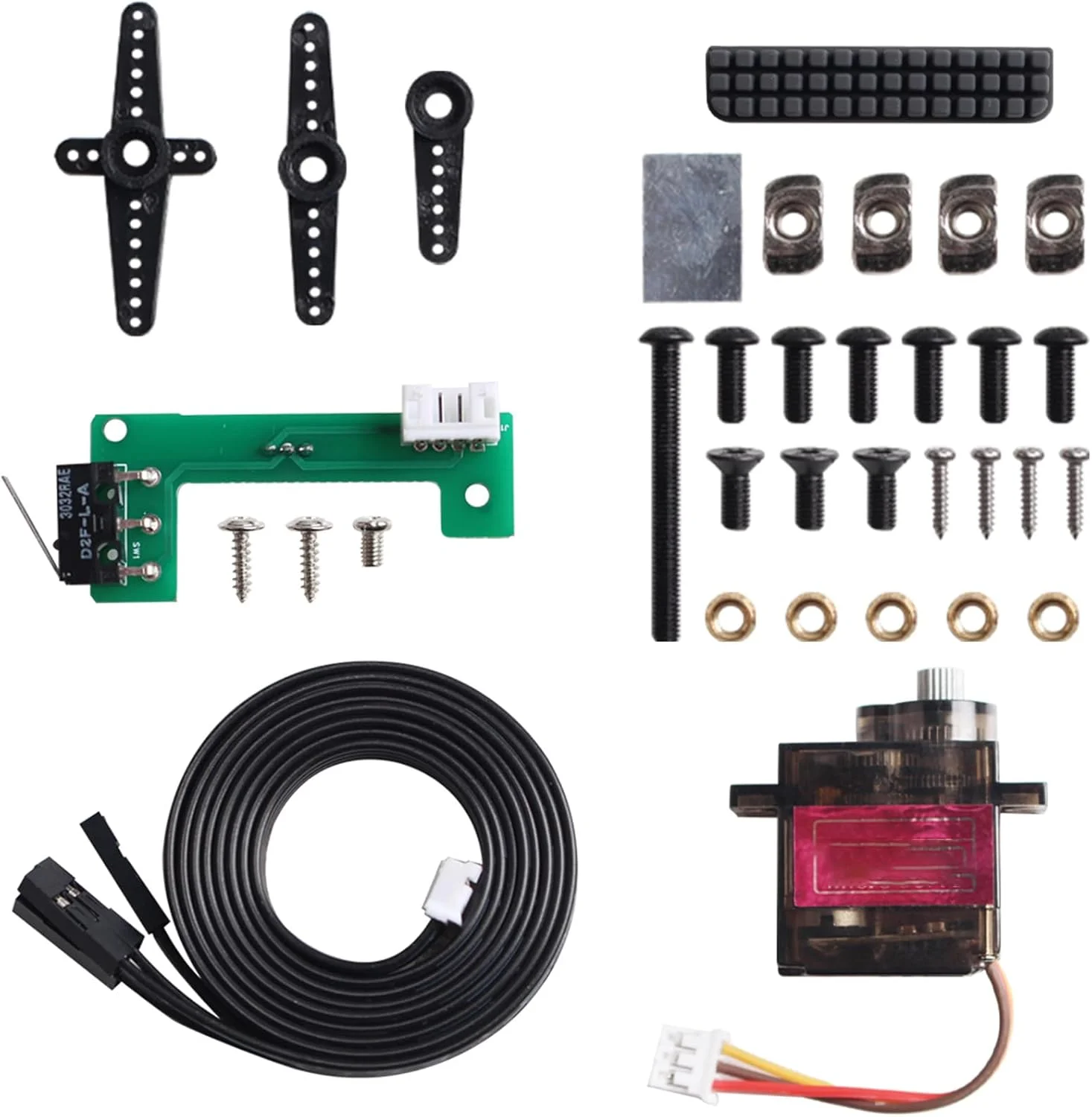 لوازم جانبی پرینتر، جمع کننده اکستروژن ضایعات، نازل هات اند جایگزین با برس سیلیکونی برای Blobifier به همراه برس سیلیکونی