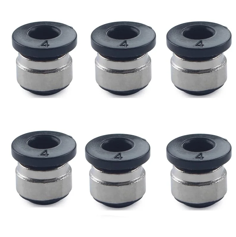 اتصالات پنوماتیک جایگزین لوازم جانبی پرینتر سه بعدی برای سری BambuLab X1/P1 - اتصالات لوله PTFE با رهاسازی سریع نصب آسان (6 عدد)