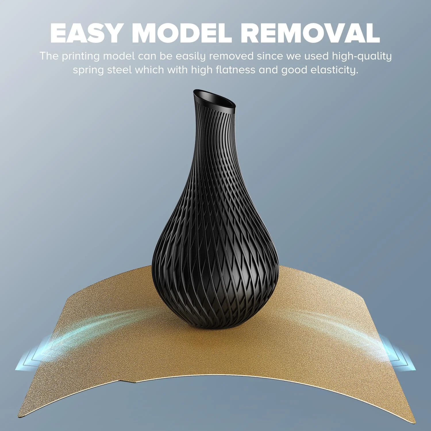 صفحه ساخت پرینتر سه بعدی، صفحه سرد برای Bambu Lab X1 X1C X1E P1P P1S A1، لوازم جانبی پرینتر سه بعدی، چاپ دو طرفه، ورق پلتفرم بستر گرم فولادی فنری انعطاف پذیر 257x257 میلی متر