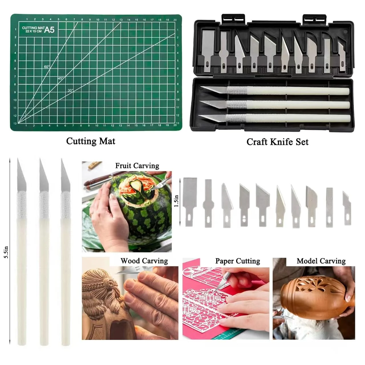 مجموعه 49 عددی لوازم جانبی پرینتر سه بعدی شامل ابزار تمیز کردن نازل، ابزار پرداخت لبه، سوهان سوزنی، ابزار برداشتن، چاقوی هنری، موچین، تخته برش برای پرداخت نهایی پرینت های سه بعدی