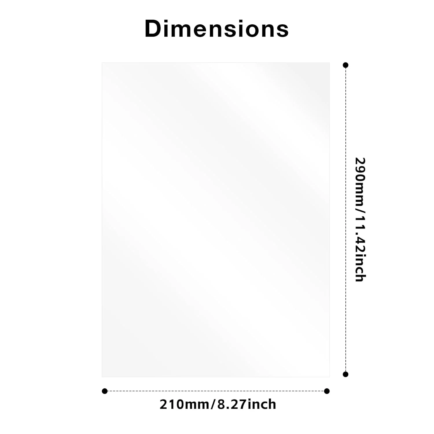 فیلم رهاسازی FEP فوتون مونو M5s، ابعاد 210*290 میلی‌متر، سازگار با Anycubic Mono M5s Pro/Mono M5s/Mono M5، فوتون M3 Premium، برای ELEGOO Saturn 3، Saturn 3 Ultra، Saturn 2، Saturn 8K، Halot Mage/Pro - بسته 5 عددی