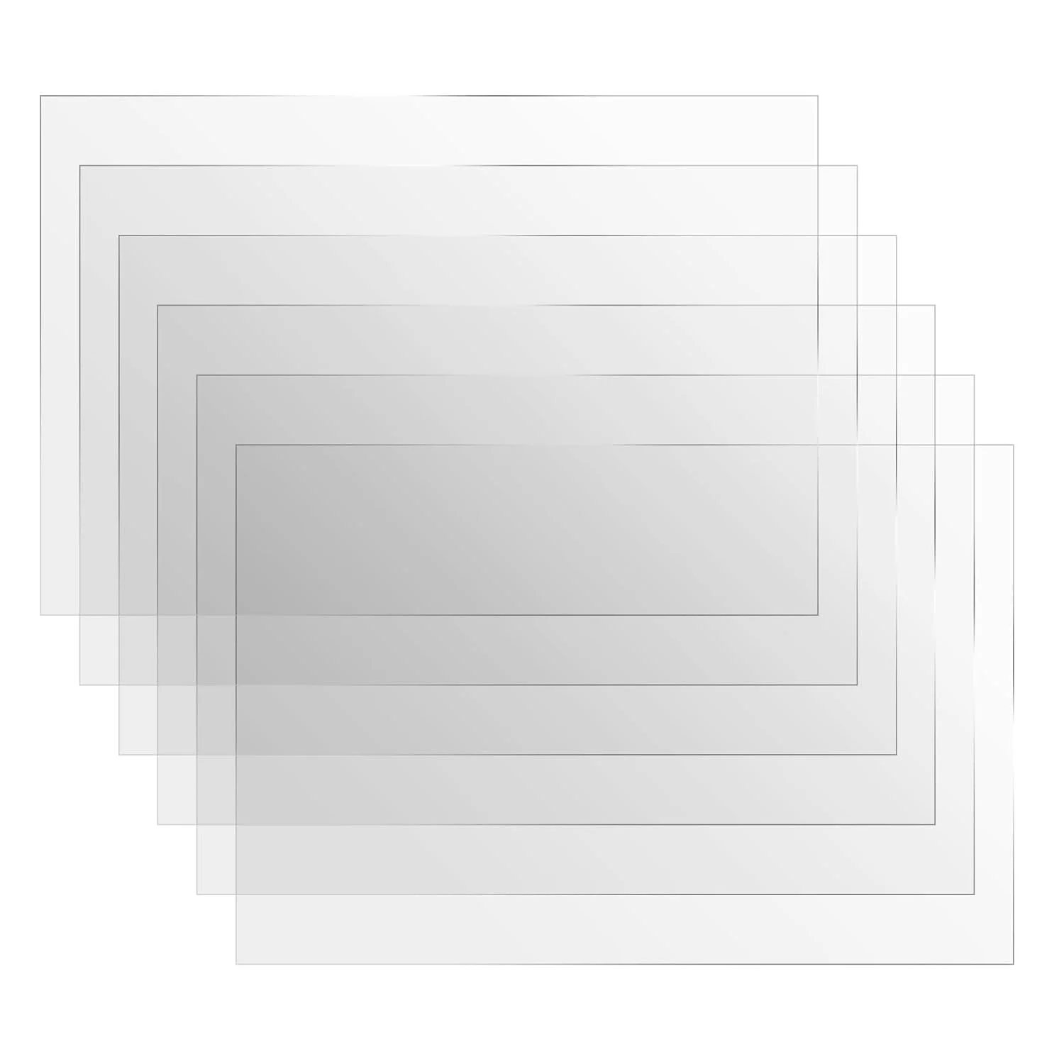 6 عدد فیلم FEP برای ELEGOO Jupiter و ANYCUBIC Photon M3 Max رزین 3D پرینتر، سایز 380x260x0.15mm