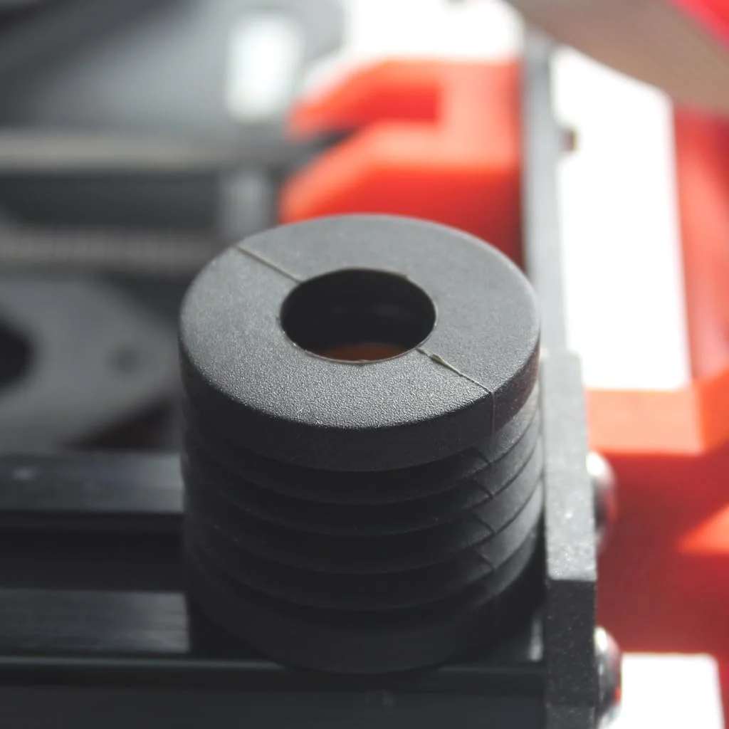 لوازم جانبی پرینتر سه بعدی، پد ضد لرزش، مت فرود اکستروژن T-Slot 2020، برای Bambu lab X1/P1P/P1S و برای سری Creality Ender 3، سری CR-5/6/10، Vyper/Kobra پروفیل آلومینیومی (نارنجی)