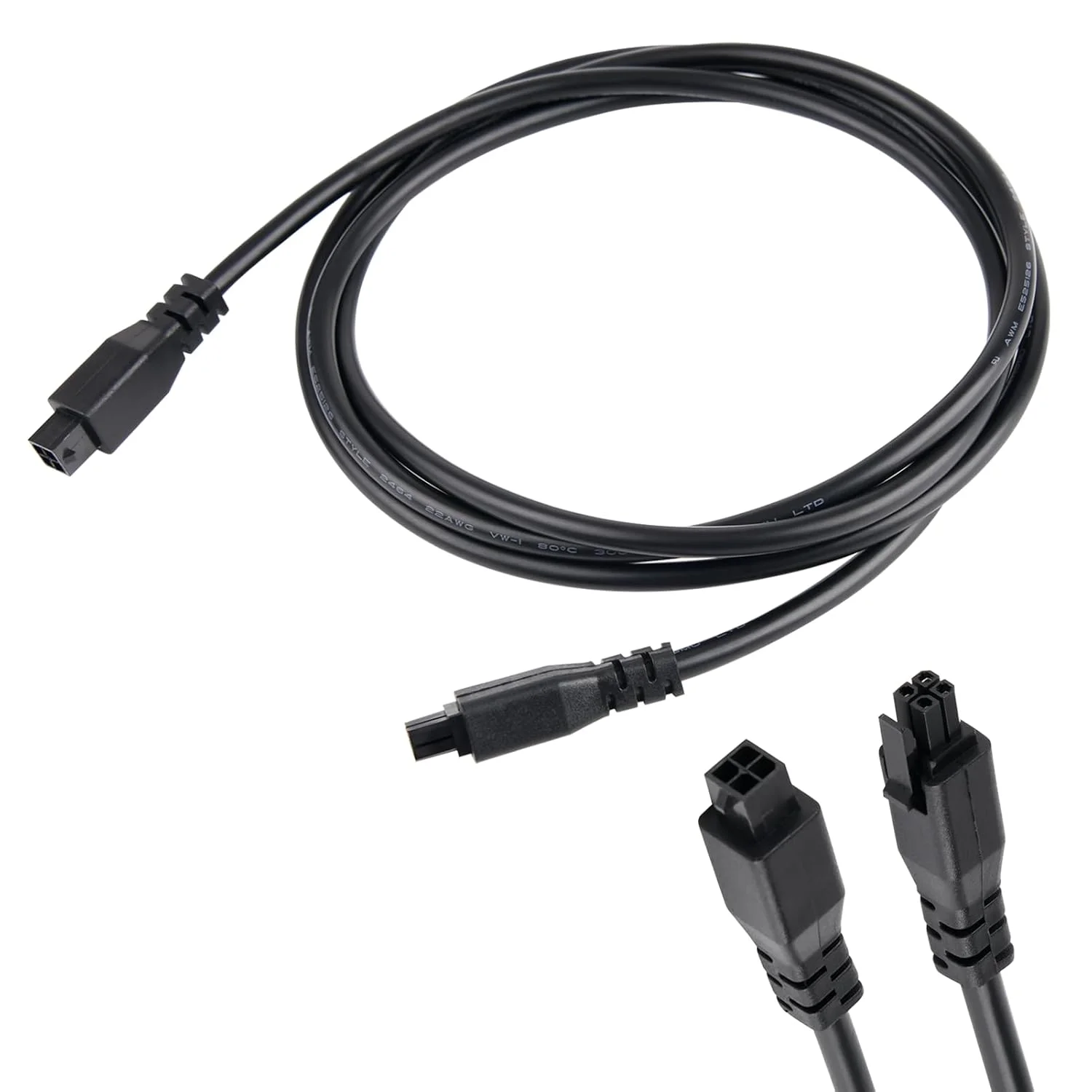 کابل افزایش طول 1.5 متری برای Bambu Lab AMS Lite، کابل 4 پین برای پرینتر سه بعدی Bambulab A1/A1mini، مشکی (مناسب برای X1 P1 نیست)