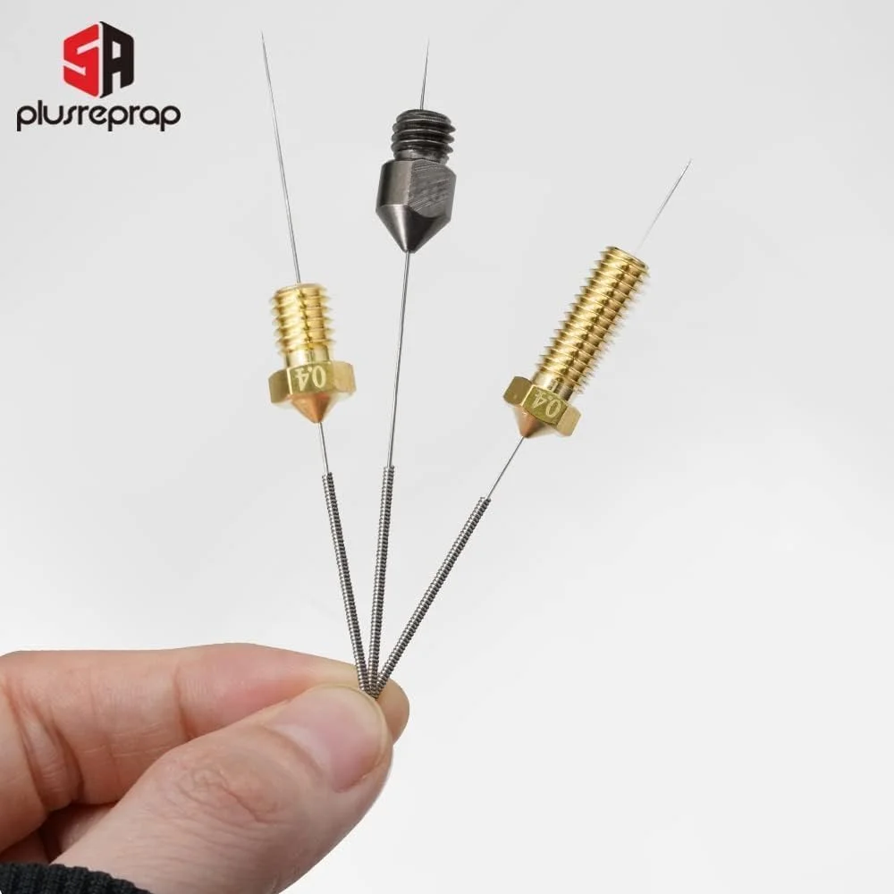 کیت تمیز کننده نازل پرینتر سه بعدی: بسته 20 عددی تمیز کننده نازل استیل ضد زنگ 0.4 میلی متری، سوزن های تمیز کننده پرینتر سه بعدی برای Creality Ender 3/K1/MK8/V6، بدون گرفتگی، محکم و بادوام، سهولت در استفاده، توسط 5APLUSREPRAP کیت تمیز کننده نازل پرینتر سه بعدی: بسته 20 عددی تمیز کننده نازل استیل ضد زنگ 0.4 میلی متری، سوزن های تمیز کننده پرینتر سه بعدی برای Creality Ender 3/K1/MK8/V6، بدون گرفتگی، محکم و بادوام، سهولت در استفاده، توسط 5APLUSREPRAP