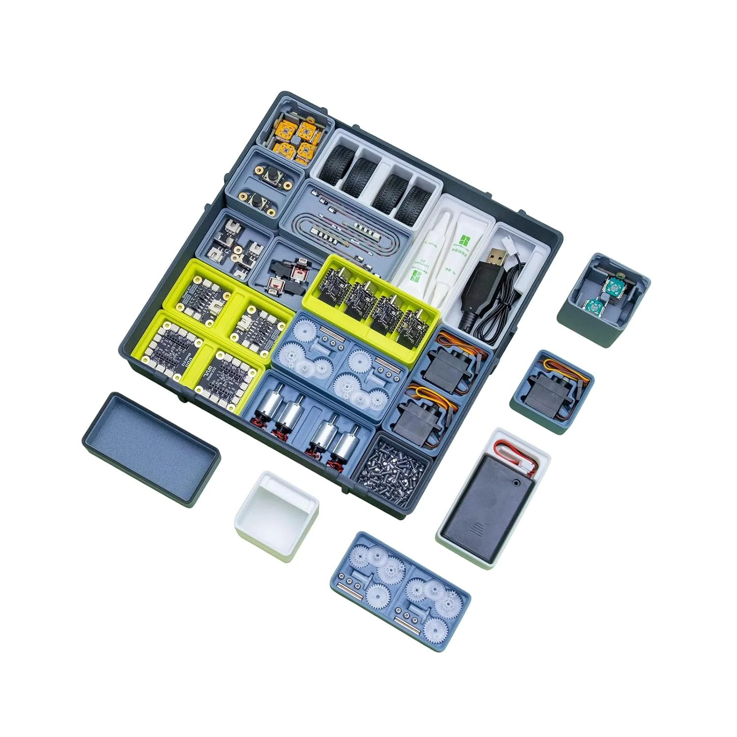 کیت آغازگر کنترل از راه دور سخت افزار CyberBrick اورجینال بامبو برای پرینتر سه بعدی بامبو (ZK004)