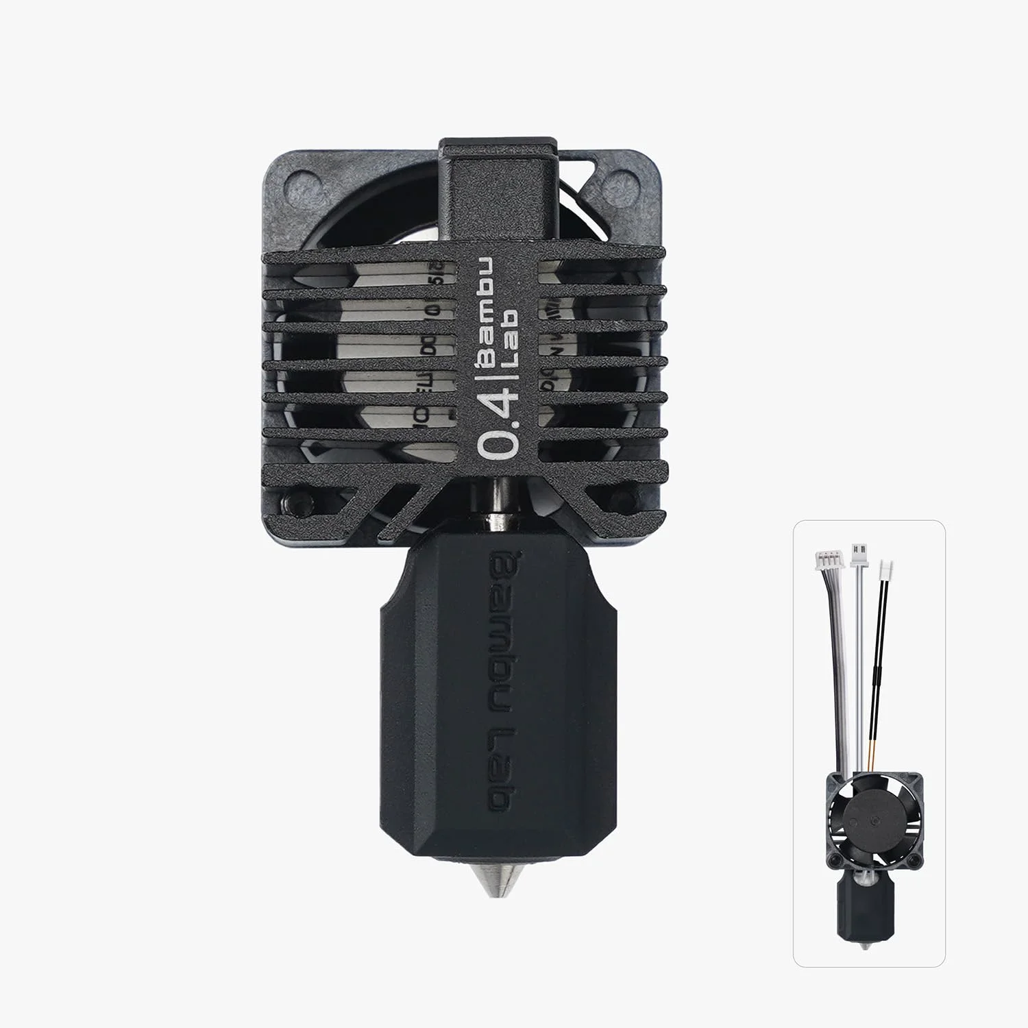 کیت کامل هات‌اند فولاد سخت شده بامبو LAB به همراه فن برای پرینتر سه بعدی بامبو LAB X1, X1C با نازل 0.4 میلی‌متری