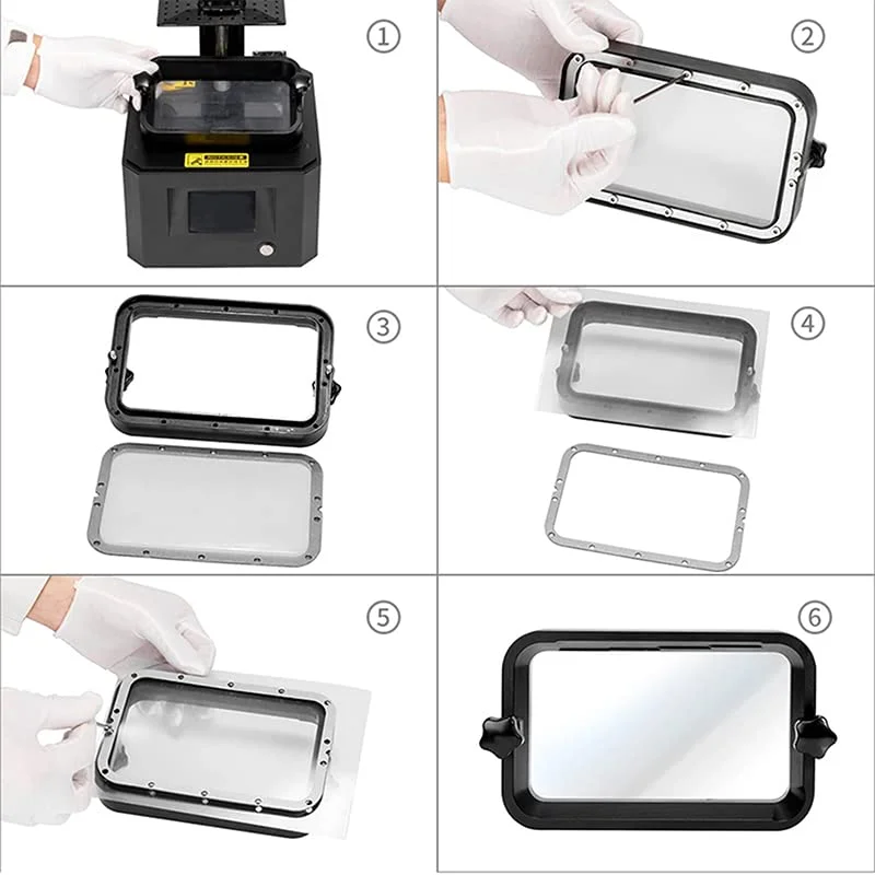 ۵ عدد فیلم FEP با ابعاد ۲۸۰x۲۰۰x۰.۱۵ میلی‌متر برای پرینتر سه بعدی رزینی، مناسب برای ELEGOO Saturn 2, Saturn 3 Ultra, Saturn 4, Saturn 4 Ultra, Anycubic Photon Mono M5, M5s, M5s Pro, M7, M7 Pro LCD