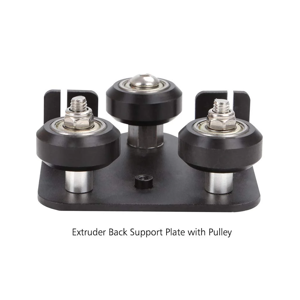 صفحه پشتیبانی اکسترودر 3Dman به همراه 3 عدد قرقره POM 2020V برای پرینترهای سه بعدی