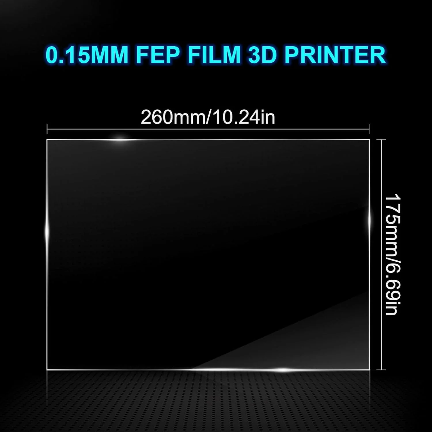6 عدد فیلم FEP ابعاد 260x175x0.15 میلی‌متر برای ANYCUBIC Photon Mono X, Mono X2, Mono X 6K, Mono X 6Ks, M3 Plus، جایگزینی Fep تانک رزین، لوازم جانبی پرینتر سه بعدی