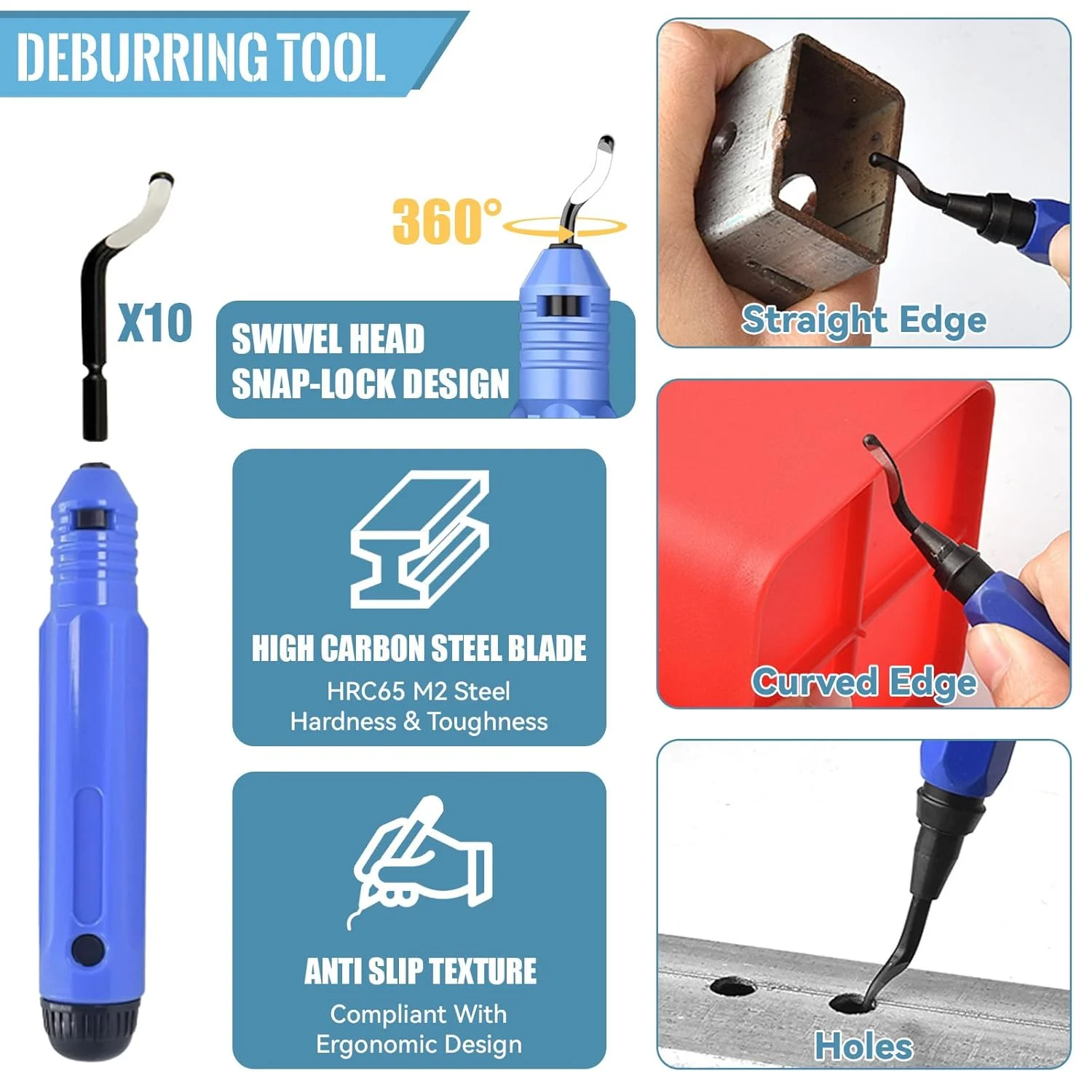 کیت ابزار چاپگر سه بعدی، لوازم جانبی چاپ سه بعدی با 40 قطعه شامل ابزار پلیسه گیری، مجموعه چاقوی هنری، برش لوله، کیت تمیز کننده جایگزین نازل، کیف نگهداری مناسب برای برداشتن و تمیز کردن چاپ سه بعدی