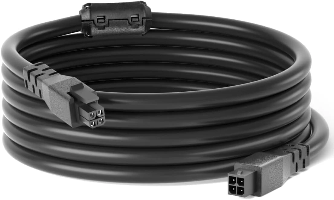 کابل افزایش طول 4 پین ACE Pro به طول 1 متر برای پرینتر سه بعدی Anycubic Kobra 3 Combo/MAX/S1 Combo، سیم جامپر افزایش طول با هسته مسی 22AWG به همراه حلقه مغناطیسی