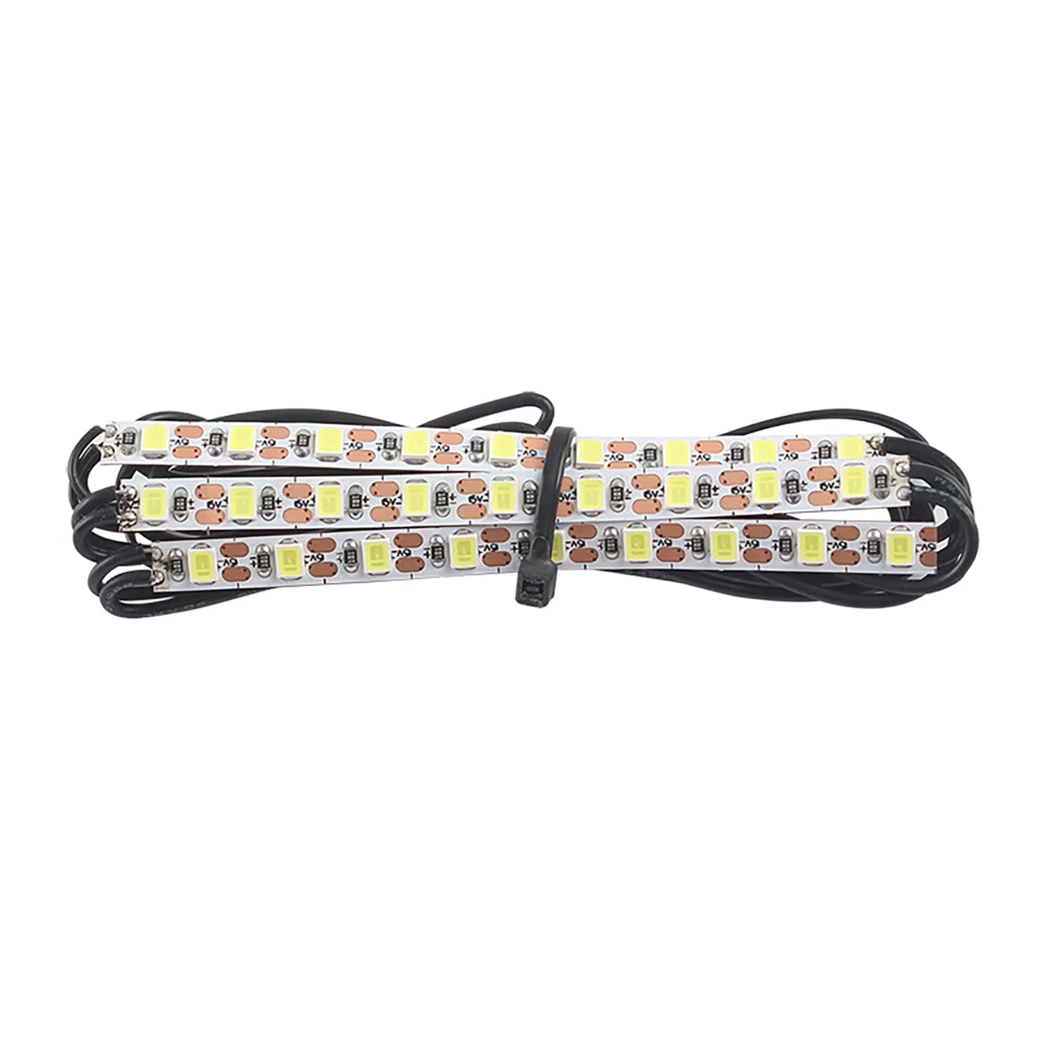 لوازم جانبی پرینتر سه بعدی - چراغ LED برای Bambulab P1P/P1S/X1/X1C - 5 ولت 12 وات، سیم 110 سانتی متری، چراغ 7.5 سانتی متری، سه بخش با فاصله 30 سانتی متر از هم - ایده آل برای پرینت سه بعدی (LED X1/X1C)