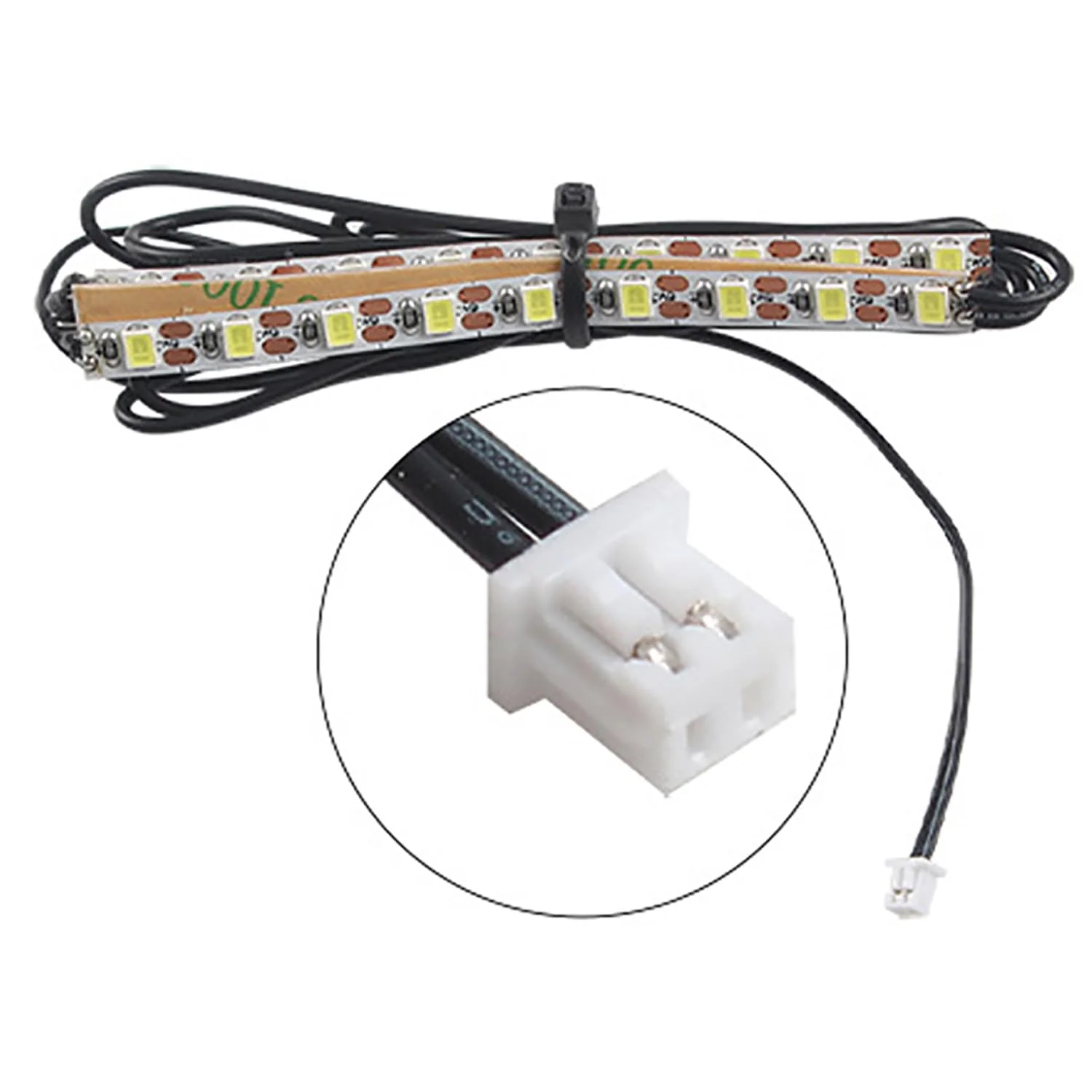 لوازم جانبی پرینتر سه بعدی - چراغ LED برای Bambulab P1P/P1S/X1/X1C - 5 ولت 12 وات، سیم 110 سانتی متری، چراغ 7.5 سانتی متری، سه بخش با فاصله 30 سانتی متر از هم - ایده آل برای پرینت سه بعدی (LED X1/X1C)