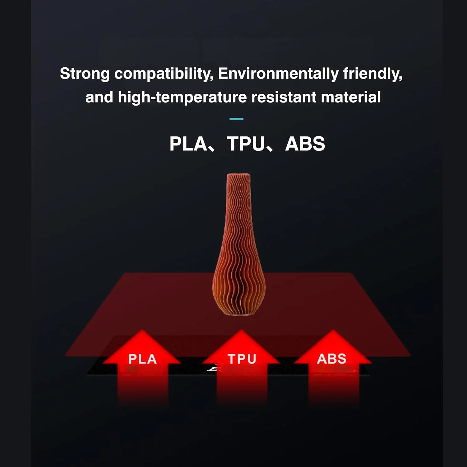 صفحه داغ پرینتر سه بعدی کرالیتی 300x300، صفحه ساخت کرالیتی V2 300mm x 300mm، صفحه ساخت 300mm x 300mm، صفحه بستر CR10 برای کرالیتی CR-10، CR-10S، Ender 3 Max/Neo، SV06 Plus، SV04 IDEX، Longer LK5 Pro