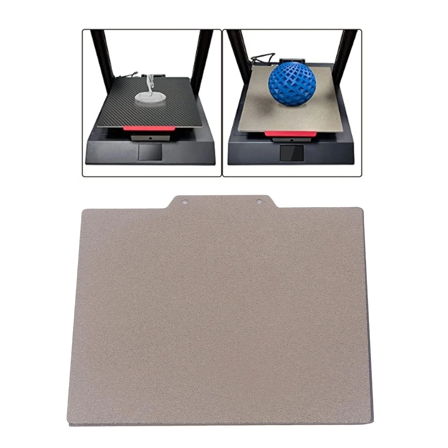 صفحه ساخت پرینتر سه بعدی، صفحه ساخت انعطاف پذیر 150x150 میلی متر، ضد خش، مقاوم در برابر سایش و دمای بالا برای چاپ