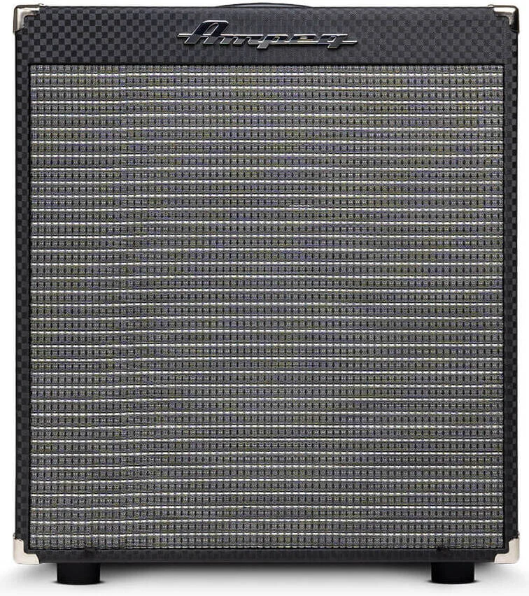 آمپلی فایر کمبو گیتار باس Ampeg RB-112 Rocket Bass، اسپیکر سفارشی Lavoce 12 اینچی، SGT Overdrive با قابلیت کنترل پایی، ورودی کمکی و خروجی هدفون، لوپ افکت، خروجی مستقیم XLR، خاکستری | RB-112