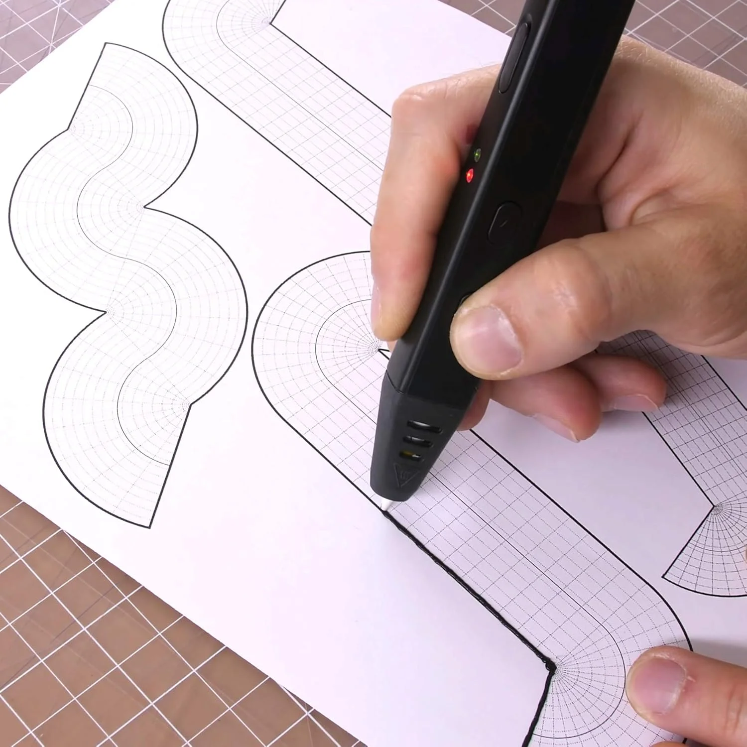 قلم سه بعدی MYNT3D Super و کیت مت ‚Äì طراحی سه بعدی با استفاده از فیلامنت های ABS و PLA