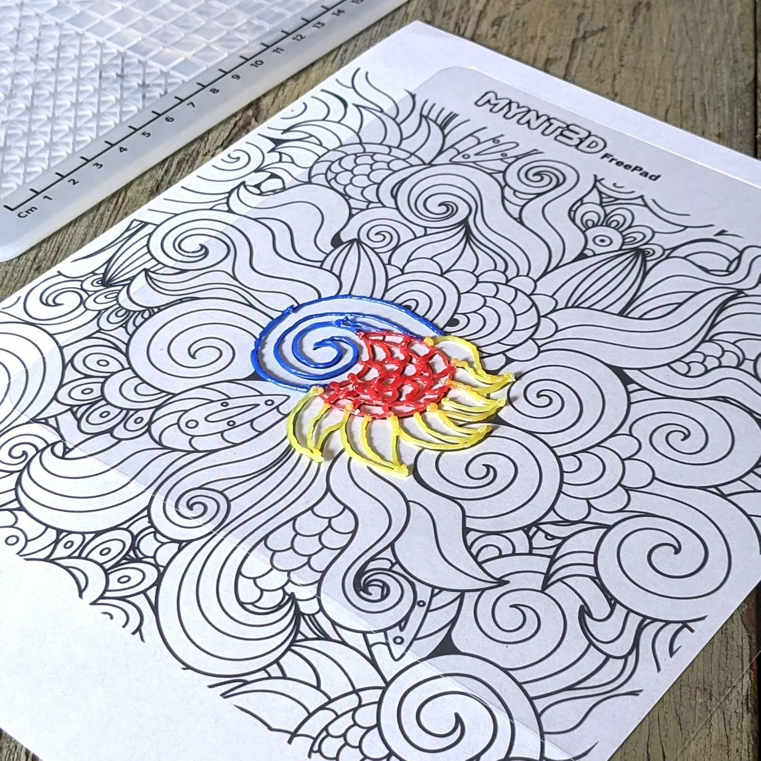 قلم سه بعدی MYNT3D Pro + ده رنگ PLA + کیت مت طراحی