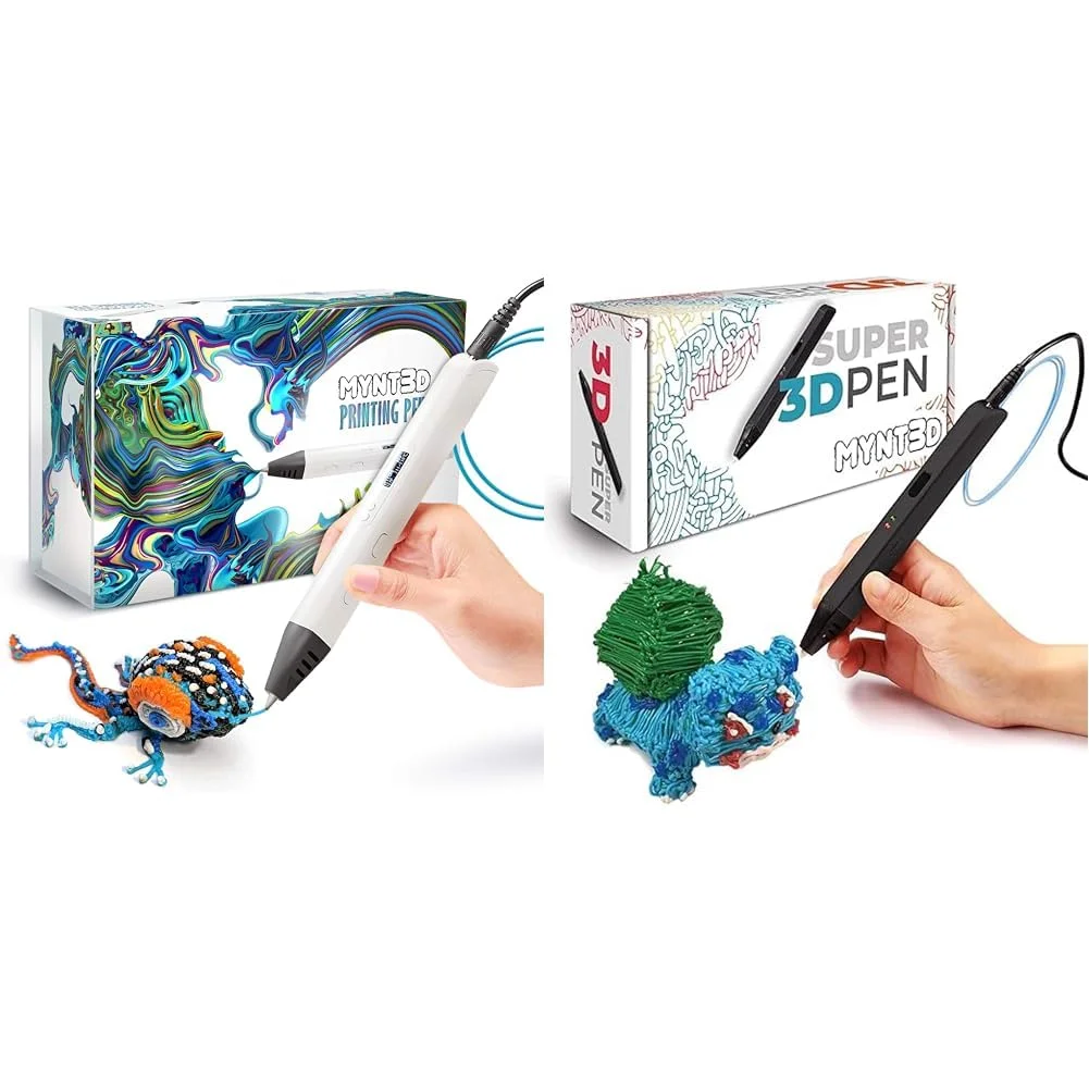 مجموعه قلم چاپ سه بعدی حرفه ای MYNT3D به همراه قلم چاپ سه بعدی فوق العاده و فیلامنت PLA