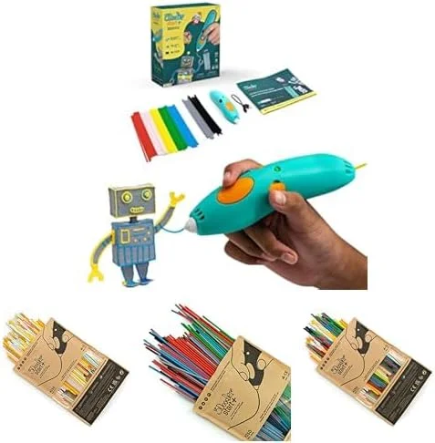 ست قلم سه بعدی 3Doodler Start+ برای کودکان + تمام بسته های مواد اولیه