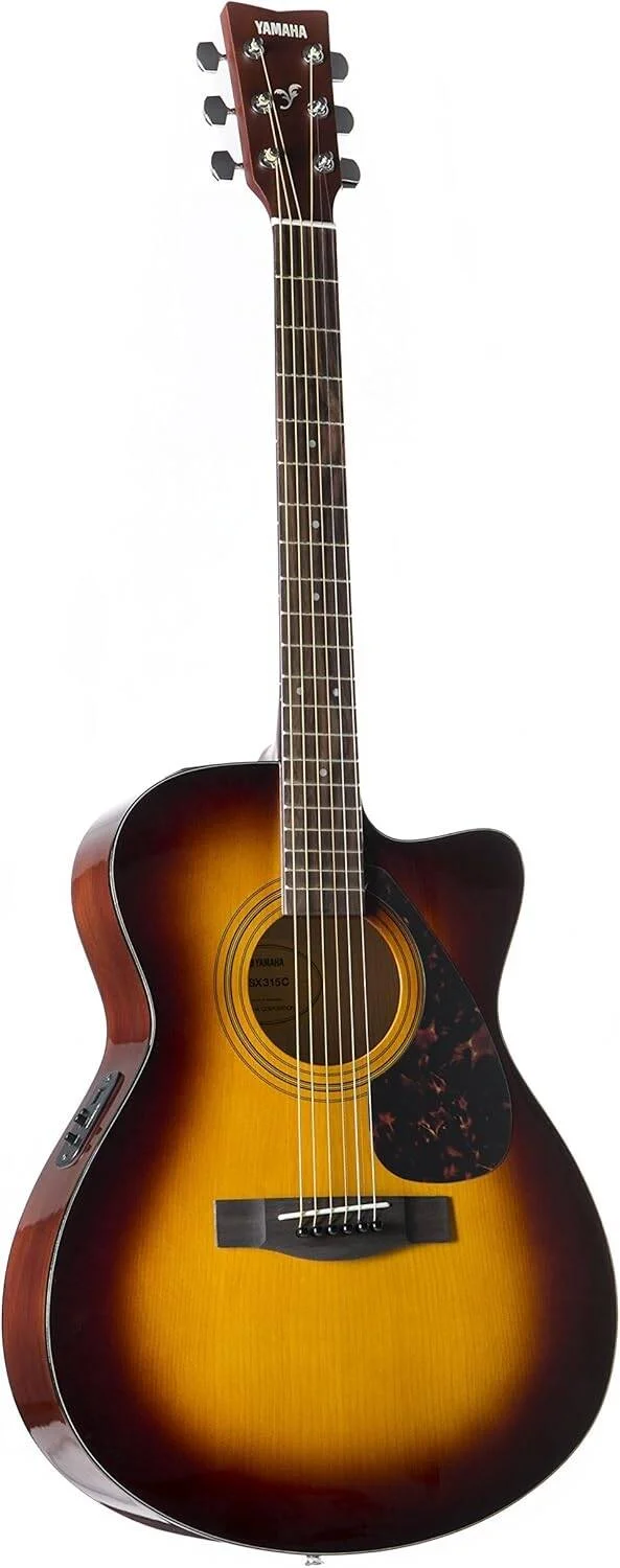 گیتار آکوستیک یاماها FSX 315C، رنگ Tobacco Brown Sunburst