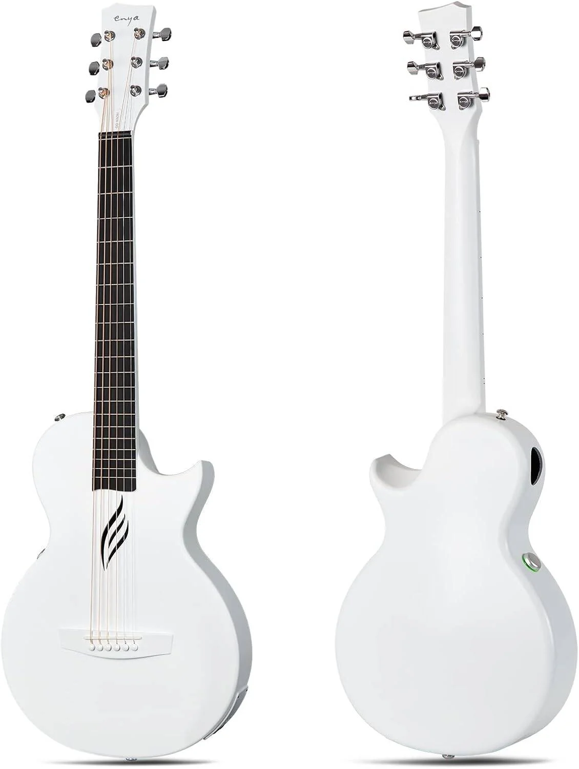گیتار آکوستیک-الکتریک مسافرتی 35 اینچی Enya NOVA Go SP1 با بدنه فیبر کربن، پیکاپ هوشمند SP1 AcousticPlus و کیت استارتر بلوتوث، سفید | NOVA-G-SP1 گیتار آکوستیک-الکتریک مسافرتی 35 اینچی Enya NOVA Go SP1 با بدنه فیبر کربن، پیکاپ هوشمند SP1 AcousticPlus و کیت استارتر بلوتوث، سفید | NOVA-G-SP1