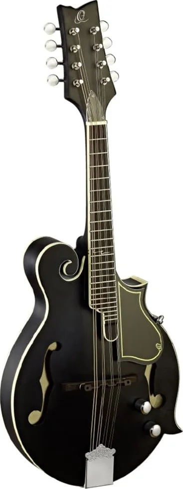 ماندولین ارتعا سری 40 مدل F با پیکاپ پیزو، پرداخت مشکی ساتن | RMFE40SBK