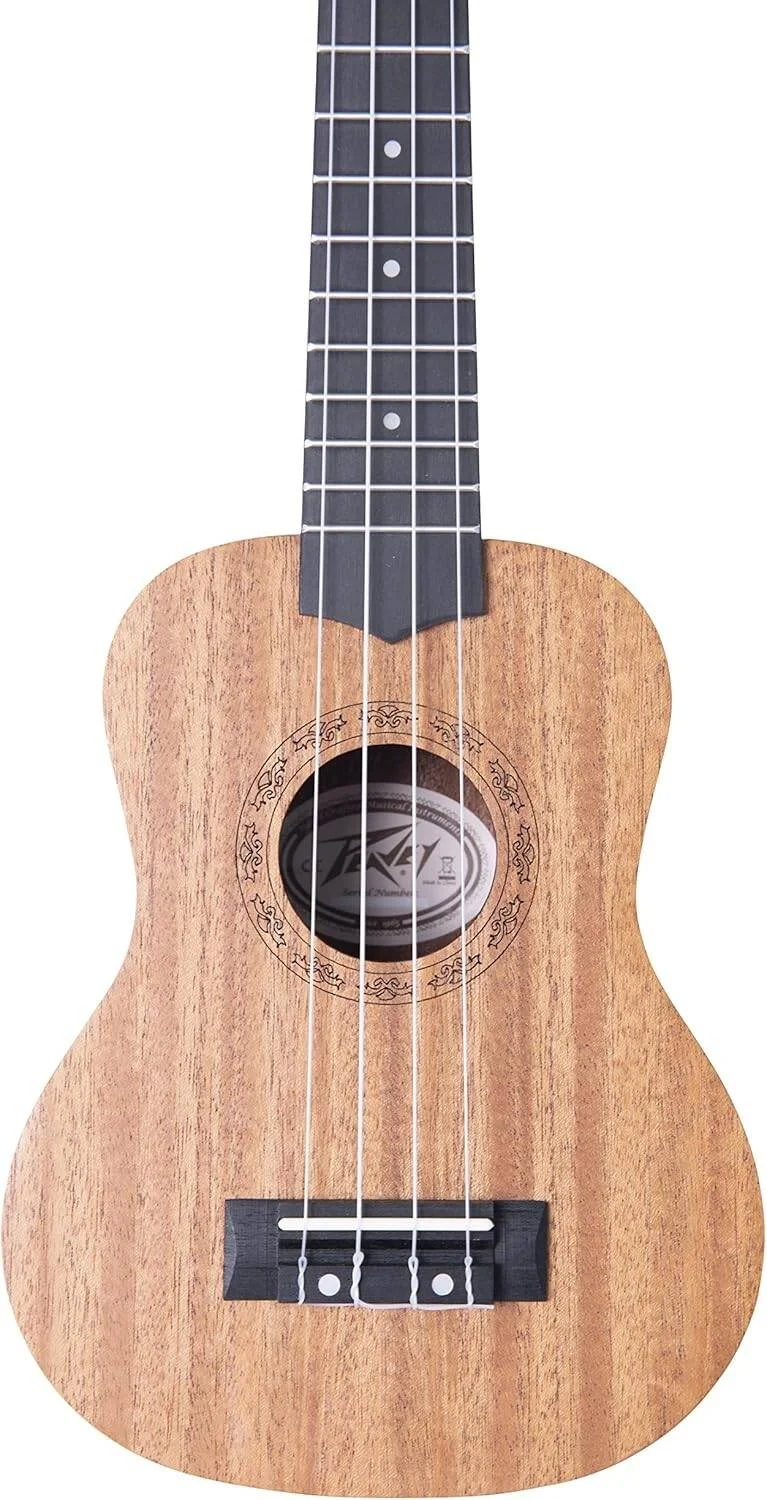 یوکللی سوپرانو دانش آموزی Peavey Delta Woods، سبک وزن، نواختن آسان، یوکللی عالی برای کودکان، مبتدیان و افراد با دست های کوچک، پرداخت مات طبیعی، بدنه بادوام ماهون