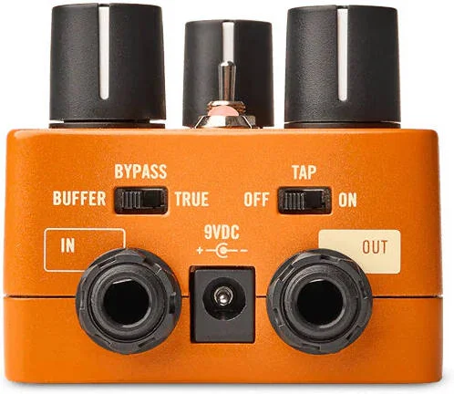 ترمولو ویبره آنالوگ یونیورسال آدیو Flow Vintage، دارای 3 حالت ترمولو لامپی معتبر، شبیه سازی پری امپ لامپی داخلی، تمپو ضربه ای داخلی، بای پس واقعی یا بافر قابل تعویض، کنترل صدا با تقویت کننده، نارنجی | GPS-FLOW