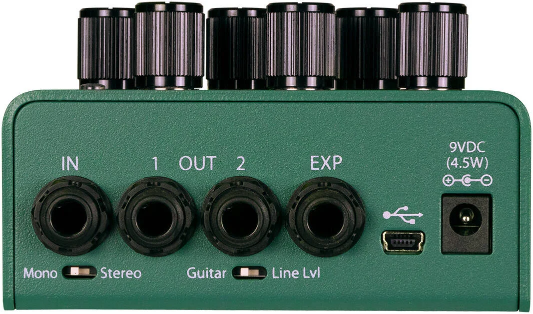 پدال کروس سه بعدی استریو Eventide TriceraChorus BBD-Style، دارای پدال Swirl اختصاصی، کروس BB با افکت MicroPitch، حالت Catch-Up، پنج پریست، سبز | 1219-041 پدال کروس سه بعدی استریو Eventide TriceraChorus BBD-Style، دارای پدال Swirl اختصاصی، کروس BB با افکت MicroPitch، حالت Catch-Up، پنج پریست، سبز | 1219-041