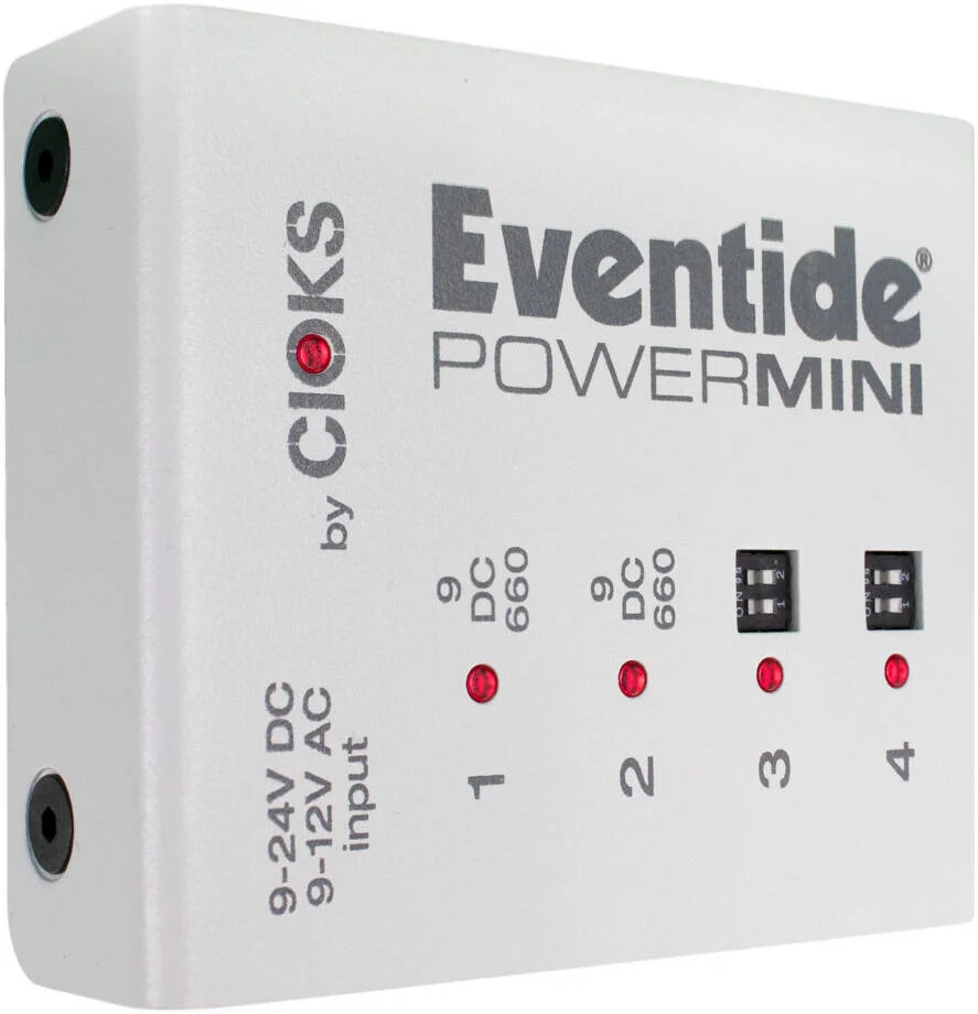 منبع تغذیه پدال بورد Eventide PowerMini، دارای 2 خروجی 9 ولت، 2 خروجی 9-18 ولت، 7 کابل انعطاف پذیر، سخت افزار نصب، سفید | 1227-000 منبع تغذیه پدال بورد Eventide PowerMini، دارای 2 خروجی 9 ولت، 2 خروجی 9-18 ولت، 7 کابل انعطاف پذیر، سخت افزار نصب، سفید | 1227-000