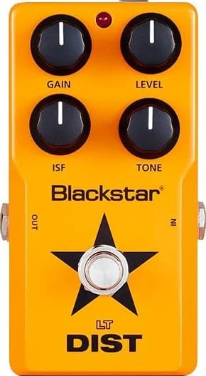 پدال دیستورشن کامپکت Blackstar LT Dist با ISF، حس لامپ واقعی، کنترل های Gain/Level/Tone، بای‌پس بافر شده | BA103006