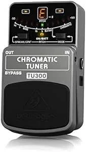 پدال تیونر کروماتیک بهرینگر TU300 با 7 حالت، کالیبراسیون 438 تا 447 هرتز، قطع/بای‌پس، ایده‌آل برای گیتار و باس | TU300