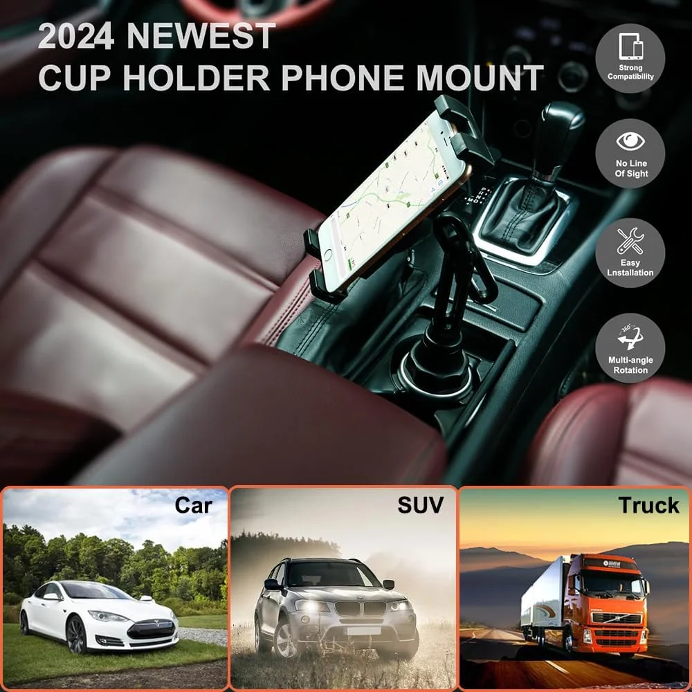 پایه تبلت لیوانی، پایه نگهدارنده تبلت 360 درجه با بازوی قابل تنظیم برای دستگاه های 4 تا 13 اینچی، آیپد پرو 12.9 ایر مینی، تبلت های گلکسی، لنوو، آیفون، تبلت ها و تلفن ها