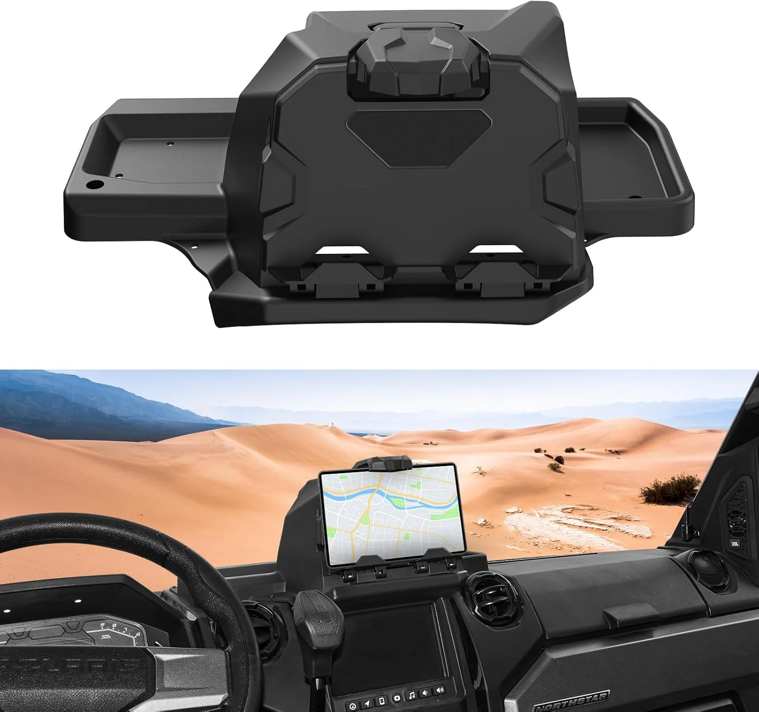 پایه نگهدارنده تبلت و تلفن برای Polaris Ranger 1500 XD، جعبه ذخیره سازی GPS دستگاه الکتریکی، نگهدارنده قابل تنظیم تبلت و تلفن برای Polaris Ranger XD 1500 Northstar Ultimate 2024 پایه نگهدارنده تبلت و تلفن برای Polaris Ranger 1500 XD، جعبه ذخیره سازی GPS دستگاه الکتریکی، نگهدارنده قابل تنظیم تبلت و تلفن برای Polaris Ranger XD 1500 Northstar Ultimate 2024