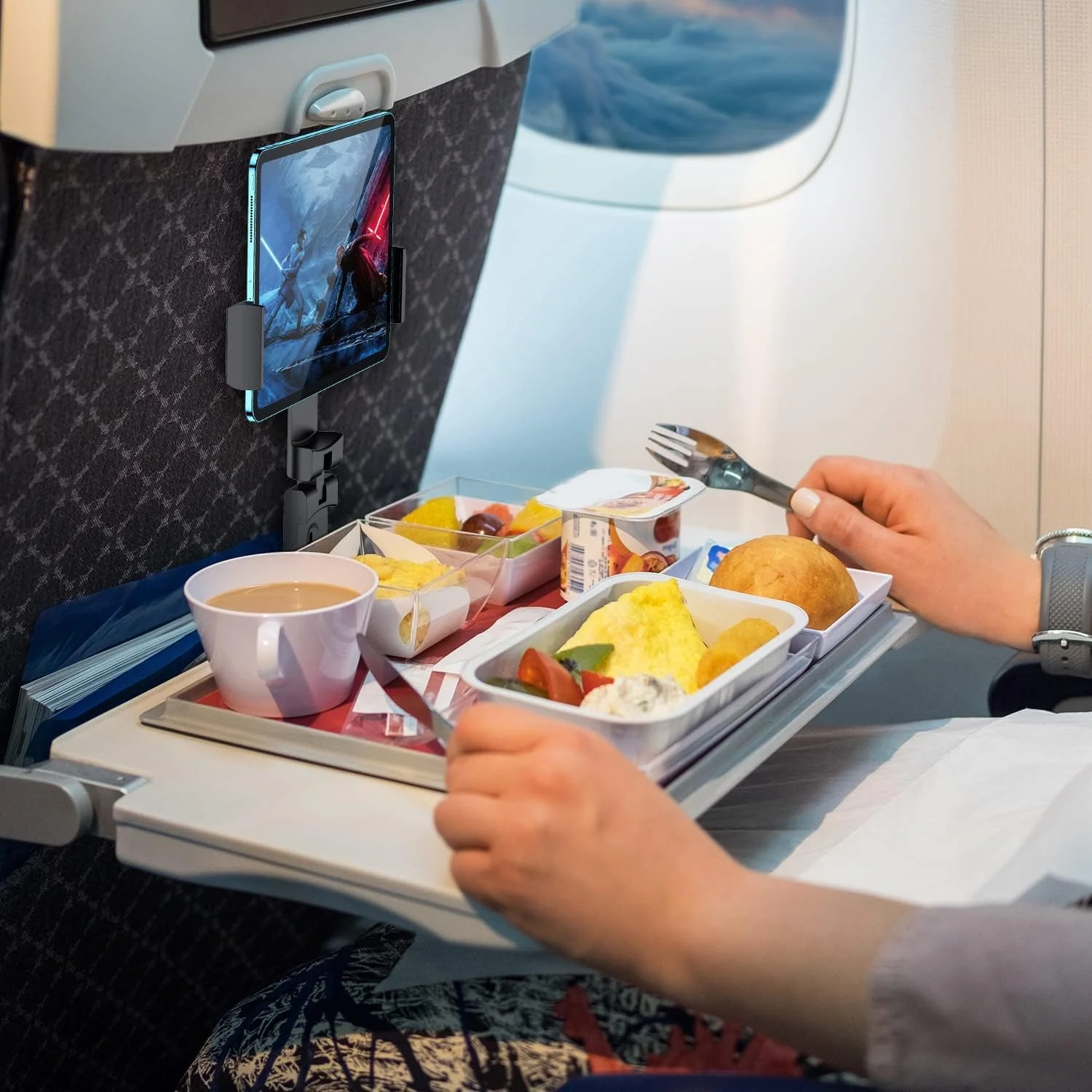 نگهدارنده تبلت هواپیمای یونیورسال WixGear، با چرخش 360 درجه دوگانه چند جهته، نگهدارنده تبلت جیبی برای هواپیما، (دستگاه ها با عرض 3.5 اینچ تا 7.67 اینچ حداکثر وزن 1.5 پوند) نگهدارنده تبلت هواپیمای یونیورسال WixGear، با چرخش 360 درجه دوگانه چند جهته، نگهدارنده تبلت جیبی برای هواپیما، (دستگاه ها با عرض 3.5 اینچ تا 7.67 اینچ حداکثر وزن 1.5 پوند)