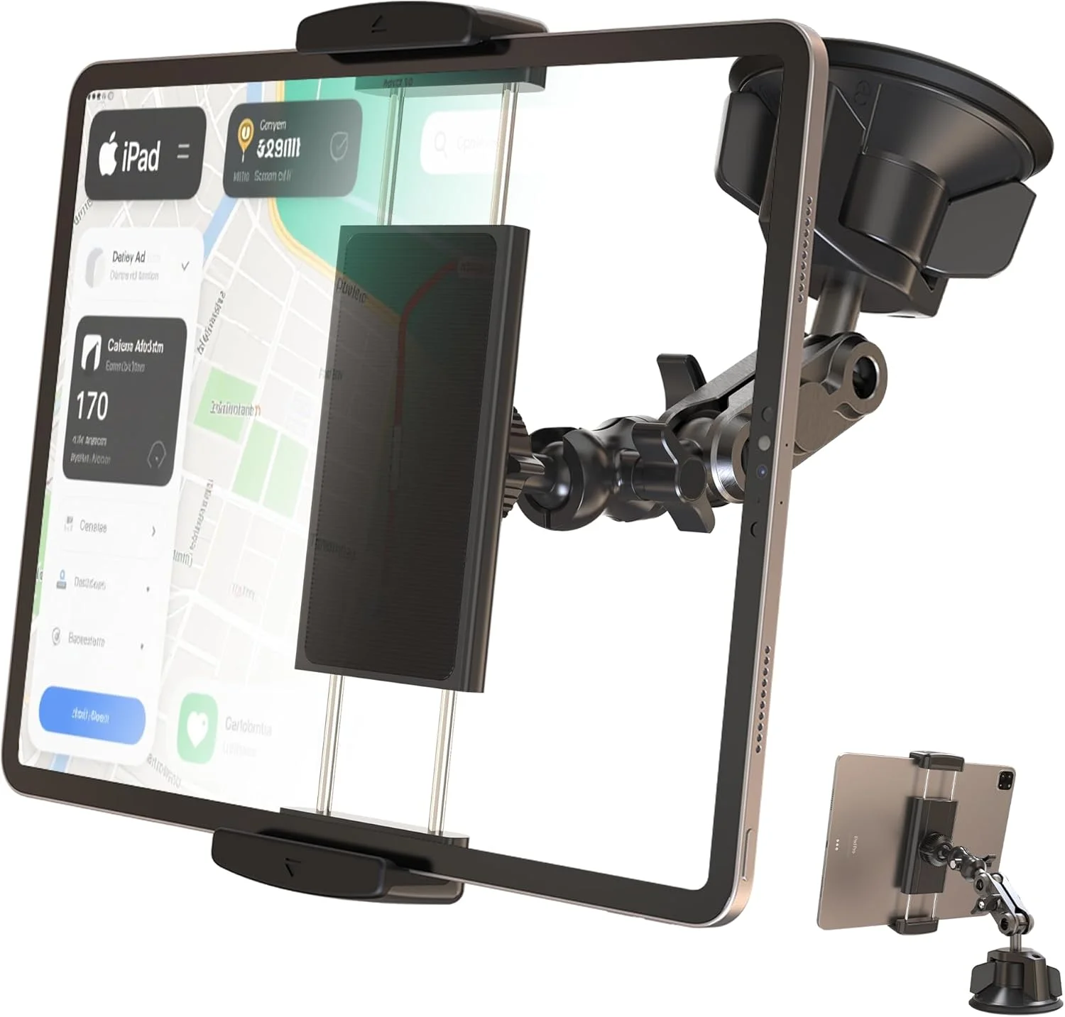 پایه تبلت برای کامیون، خودرو، نگهدارنده آیپد، پایه مکنده تلفن برای شیشه جلو، داشبورد، دیوار، میز وسیله نقلیه، براکت فلزی 360 درجه برای تبلت، آیپد پرو ایر مینی آیفون 4.7 تا 13 اینچ پایه تبلت برای کامیون، خودرو، نگهدارنده آیپد، پایه مکنده تلفن برای شیشه جلو، داشبورد، دیوار، میز وسیله نقلیه، براکت فلزی 360 درجه برای تبلت، آیپد پرو ایر مینی آیفون 4.7 تا 13 اینچ