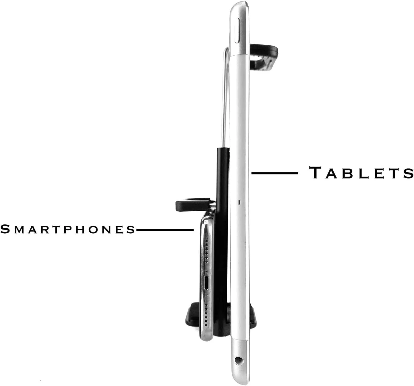 نگهدارنده دو منظوره تبلت و گوشی هوشمند یونیورسال به همراه دستمال میکروفایبر