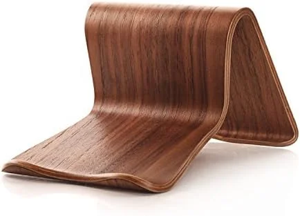 پایه نگهدارنده چوبی سخت و طبیعی ممتاز جهانی برای آیپد مینی، آیپد ایر، تب 2/3/4/نوت 10.1 و اکثر تبلت های دیگر (رنگ گردویی مشکی)