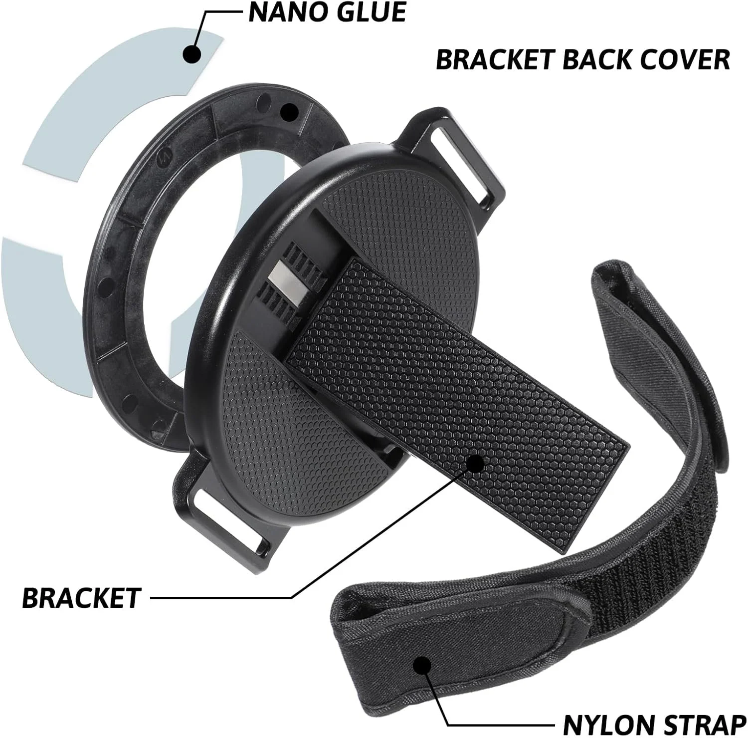 پایه تبلت با بند دستی، نگهدارنده بند دستی تبلت جهانی با قابلیت چرخش 360 درجه، حلقه چسبنده پایه تبلت با دسته گیره با طول قابل تنظیم برای همه تبلت های 7 تا 11 اینچی پایه تبلت با بند دستی، نگهدارنده بند دستی تبلت جهانی با قابلیت چرخش 360 درجه، حلقه چسبنده پایه تبلت با دسته گیره با طول قابل تنظیم برای همه تبلت های 7 تا 11 اینچی