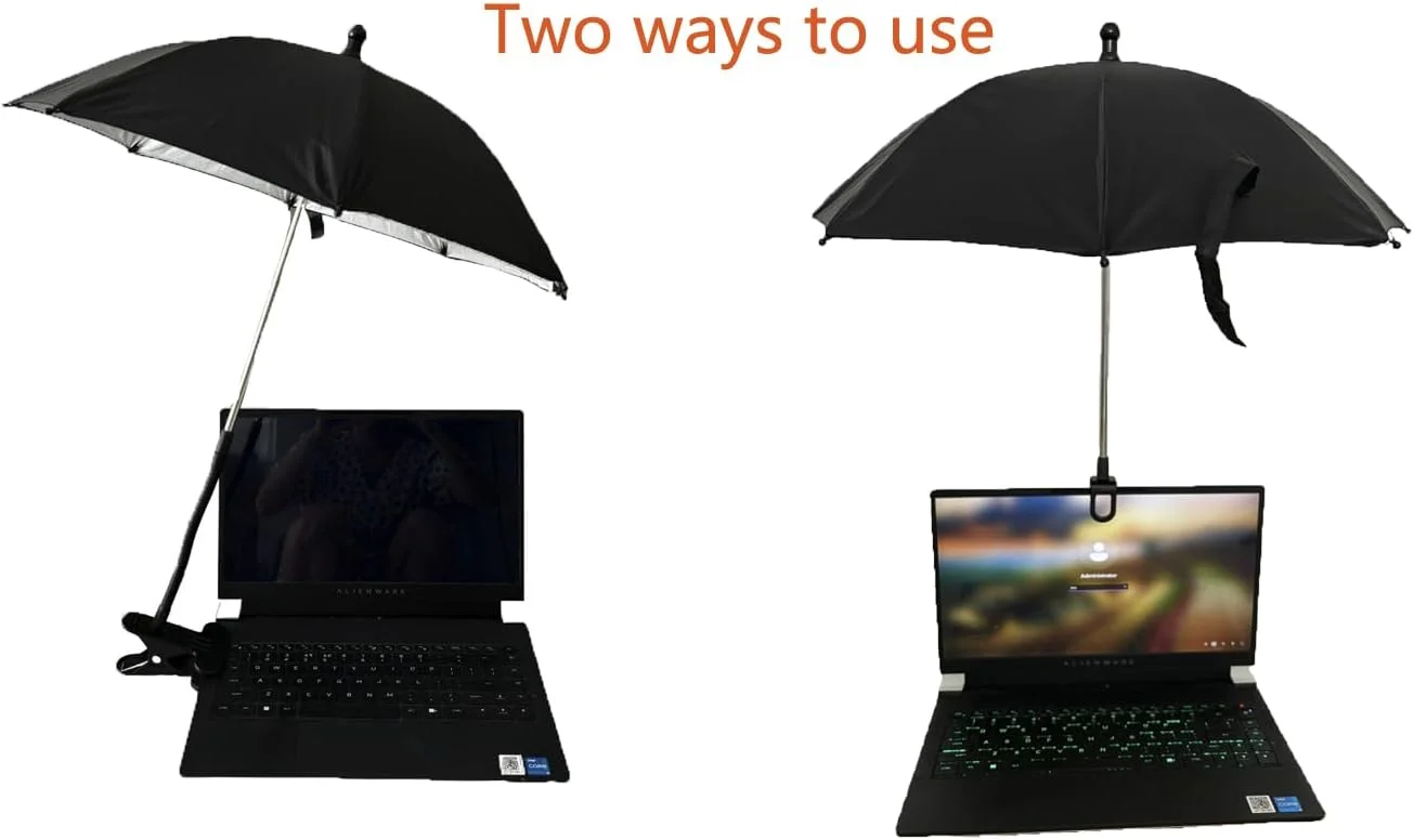 Laptop Sun Umbrella Foldable Laptop sun shade for Working Outside 360-degree Rotation sunshade Laptop Sun Umbrella Foldable Laptop sun shade for Working Outside 360-degree Rotation sunshade