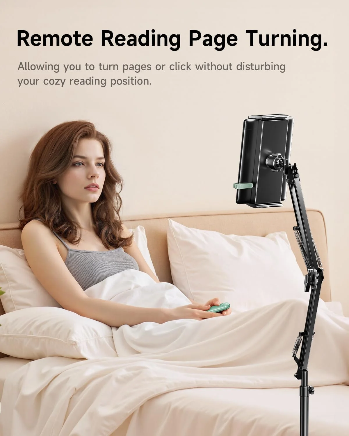 پایه زمینی برای کیندل با ریموت کنترل ورق زن، نگهدارنده برای مطالعه در تخت با کلیکر – برای کیندل پیپروایت، اواسیس، تبلت، آیفون و بیشتر 4.7-11 اینچ، ریموت سبز پایه زمینی برای کیندل با ریموت کنترل ورق زن، نگهدارنده برای مطالعه در تخت با کلیکر – برای کیندل پیپروایت، اواسیس، تبلت، آیفون و بیشتر 4.7-11 اینچ، ریموت سبز