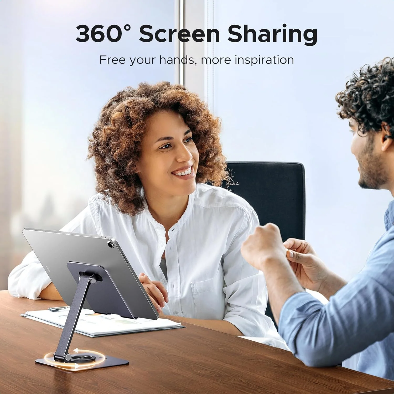 پایه نگهدارنده تبلت UGREEN با پایه چرخان 360 درجه، نگهدارنده تبلت آلومینیومی قابل تنظیم چند زاویه، لوازم جانبی مناسب برای خانه و محل کار، سازگار با آیپد پرو ایر مینی 13 12.9 11 اینچ پایه نگهدارنده تبلت UGREEN با پایه چرخان 360 درجه، نگهدارنده تبلت آلومینیومی قابل تنظیم چند زاویه، لوازم جانبی مناسب برای خانه و محل کار، سازگار با آیپد پرو ایر مینی 13 12.9 11 اینچ